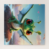 *~* Mythische Fantasie AP48 Kids Dragonfly Cartoon Puzzle (Horizontal)