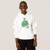 Mythische Fantasiewesen niedliche Drachenjunge Hoodie (Vorne ganz)