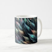 Mythische Federn Kaffeetasse (VorderseiteRechts)