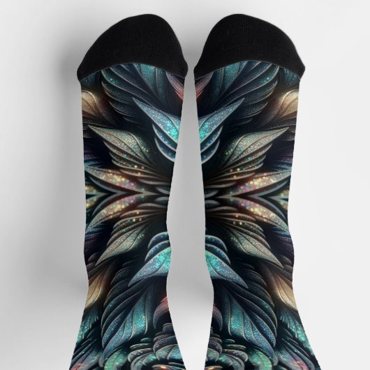 Mythische Federn Socken (Oben)