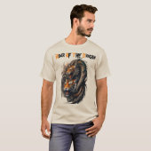 Mythische Fusion: Tiger-Dragon-Power T-Shirt (Vorne ganz)