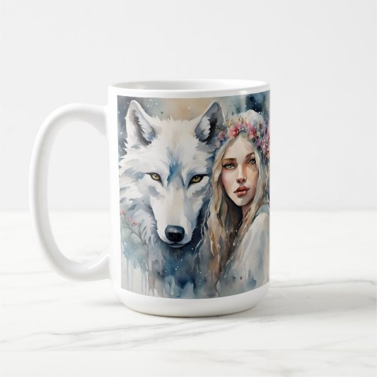 Mythische Harmonie der Natur" Kaffeetasse (Links)
