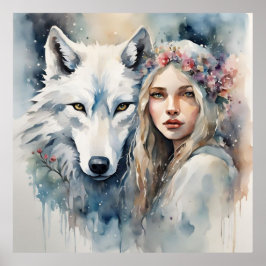 Mythische Harmonie der Natur" Poster