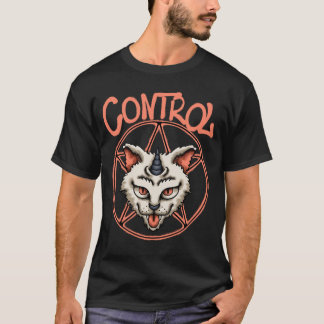 Mythische Katzenkopf Streetwear  T-Shirt