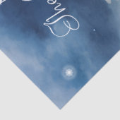 Mythische keltische Drache Blautürkis Seidenpapier (Ausschnitt)