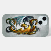 Mythische keltische Drachen Fantasie Tattoo Art Case-Mate iPhone Hülle (Rückseite (Horizontal))