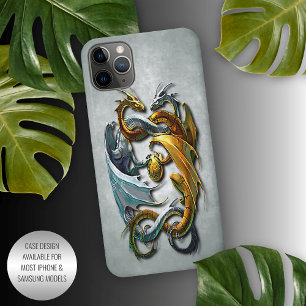 Mythische keltische Drachen Fantasy-Tattoo-Kunst iPhone 16 Pro Max Hülle