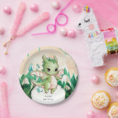 Mythische Kinder Dragon Geburtstag Pappteller (Party)