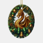 Mythische Kranzwächter des Winters Keramik Ornament (Rechts)