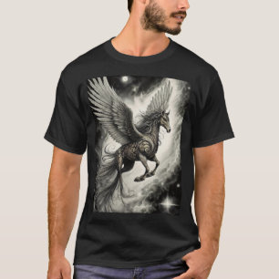 Mythische Kreatur des fliegenden Pferdes T-Shirt