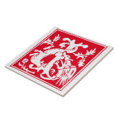 Mythische Kreaturen - dekorative Hauptstadt des 16 Fliese (Seite)