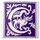 Mythische Kreaturen des 16. Jahrhunderts Dekorativ Fliese (Vorderseite)