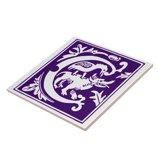 Mythische Kreaturen des 16. Jahrhunderts Dekorativ Fliese (Seite)