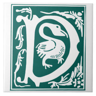 Mythische Kreaturen des 16. Jahrhunderts Dekorativ Fliese