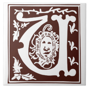 Mythische Kreaturen des 16. Jahrhunderts Dekorativ Fliese