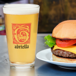 Mythische Kreaturen des 16. Jahrhunderts Dekorativ Glas