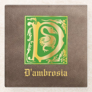 Mythische Kreaturen des 16. Jahrhunderts Dekorativ Glasuntersetzer