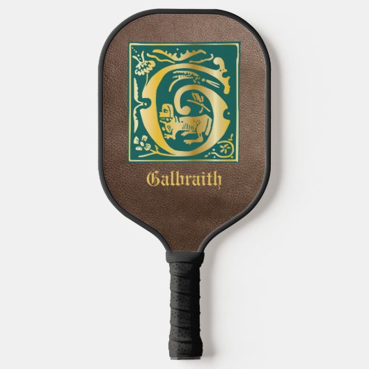 Mythische Kreaturen des 16. Jahrhunderts Dekorativ Pickleball Schläger (Vorderseite)
