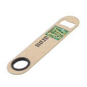 Mythische Kreaturen des 16. Jahrhunderts Dekorativ Speed Flaschenöffner (Vorderseite Schrägansicht)