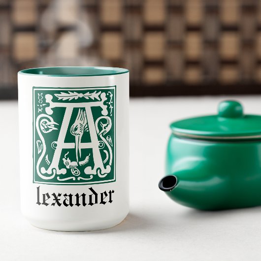 Mythische Kreaturen des 16. Jahrhunderts Dekorativ Tasse