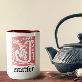 Mythische Kreaturen des 16. Jahrhunderts Dekorativ Tasse