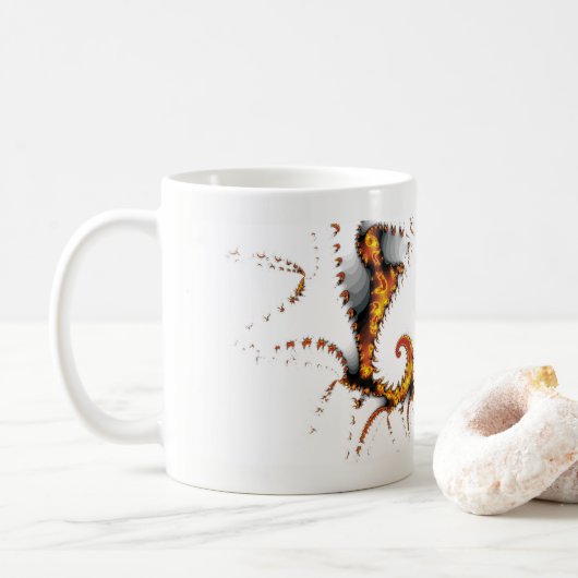 MYTHISCHE KREATUREN KAFFEETASSE (Mit Donut)