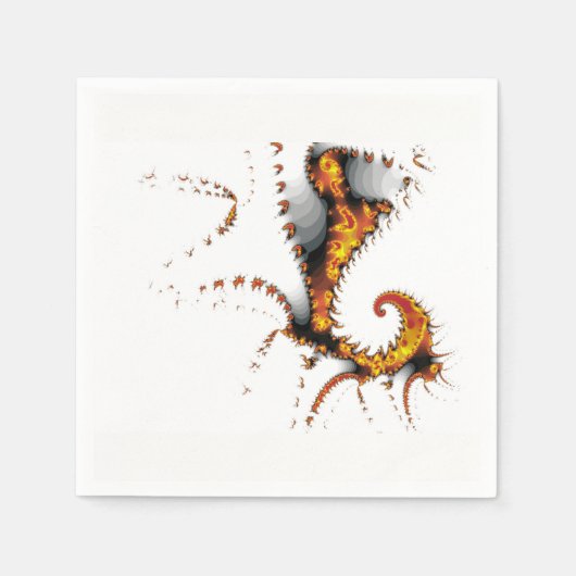 MYTHISCHE KREATUREN SERVIETTE (Vorderseite)