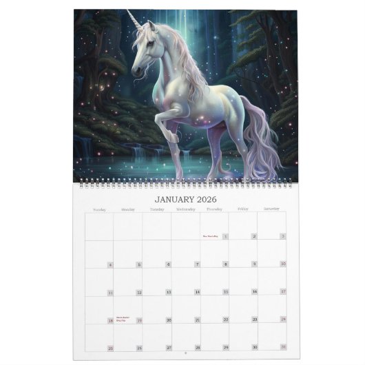 Mythische Kreaturen von Ivy und Bat Goth Art Kalender (Jan 2026)