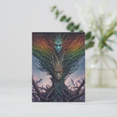 Mythische Kreaturenwächter Postkarte (Stehend Vorderseite)