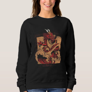 Mythische Kreaturfantasy Animal Asia Culture Chin Sweatshirt
