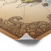 Mythische Landschaftskarte Poster (Ecke)