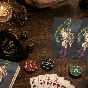 Mythische Medusa Griechische Mythologie Schlange G Spielkarten