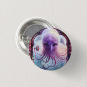 Mythische Meereskreatur Button (Vorne & Hinten)