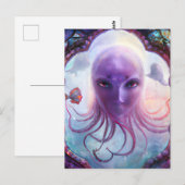 Mythische Meereskreatur Postkarte (Vorne/Hinten)