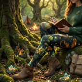 Mythische Reiche Fantasy-Elemente Leggings