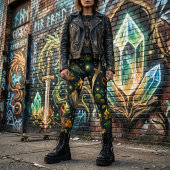 Mythische Reiche Fantasy-Elemente Leggings