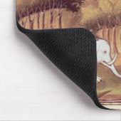 Mythische Tiere in der Wildnis Mousepad (Ecke)