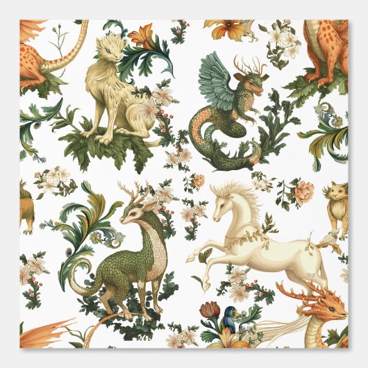 Mythische Waldlebewesen Tapete (Vorderseite)