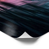 Mythische Wasserpferde Digitale Mauer Kunst Poster (Ecke)