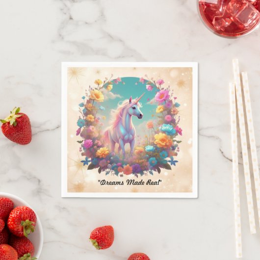 "Mythische Wiese Bliss" Serviette (Beispiel)