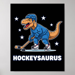 Mythischer &amp; prähistorischer Hockeysaurus lust Poster