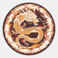 Mythischer Besenzirkel des chinesischen Drachen