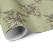 Mythischer Drache Geschenkpapier (Rolleneckpunkt)