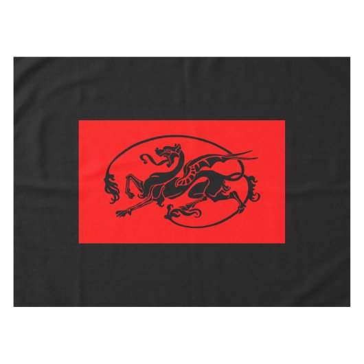 Mythischer Drache, Jahr des Drachendesigns Tischdecke (Vorderseite (Horizontal))