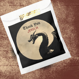 Mythischer Drache Personalisiert Geschenktütchen