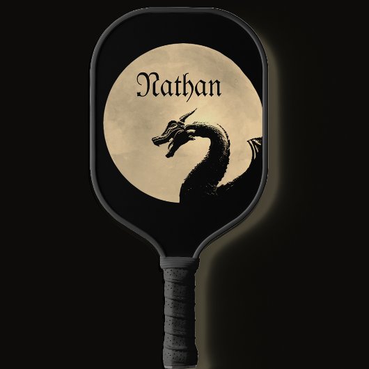 Mythischer Drache Personalisiert Pickleball Schläger