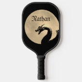 Mythischer Drache Personalisiert Pickleball Schläger (Vorderseite)