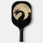 Mythischer Drache Personalisiert Pickleball Schläger (Rückseite)