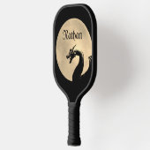 Mythischer Drache Personalisiert Pickleball Schläger (Links)