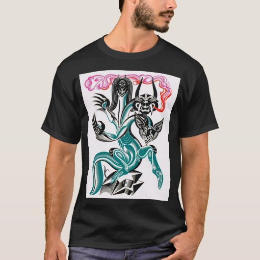 Mythischer Drache T-Shirt (Vorderseite)
